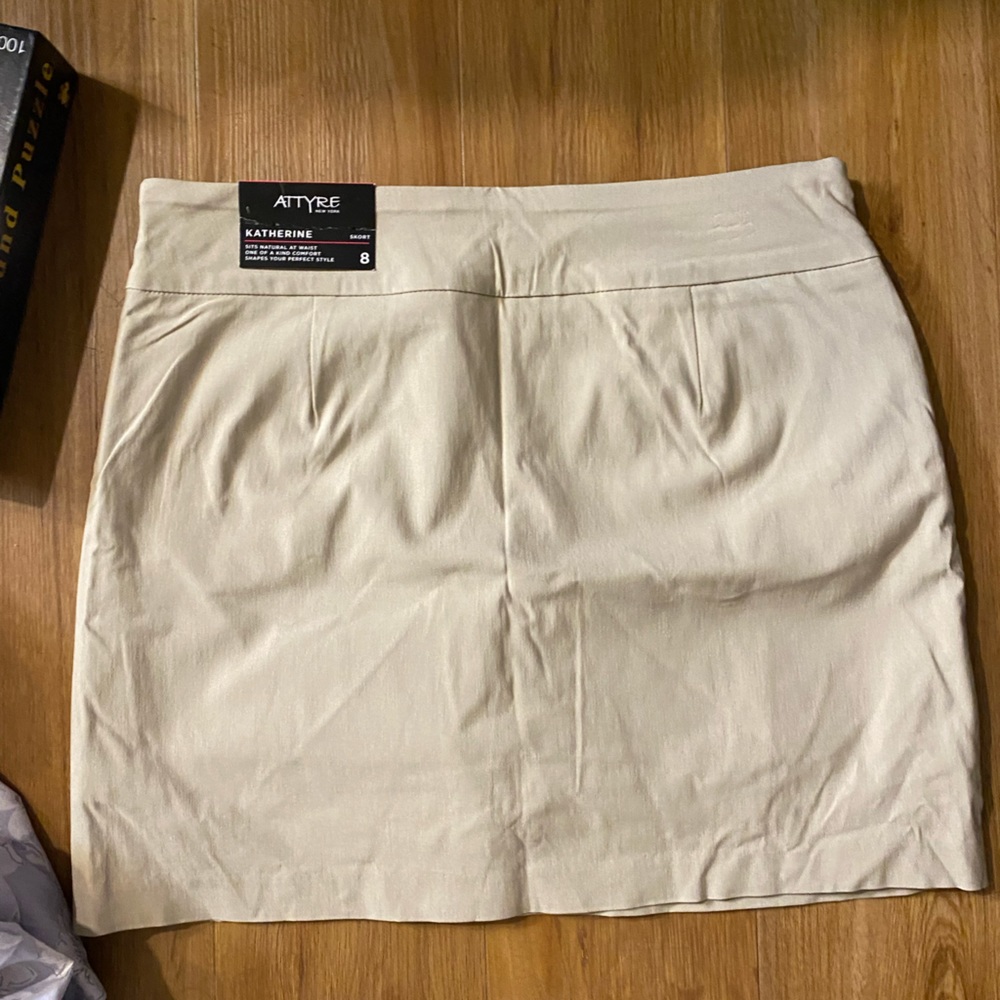 Khaki skort